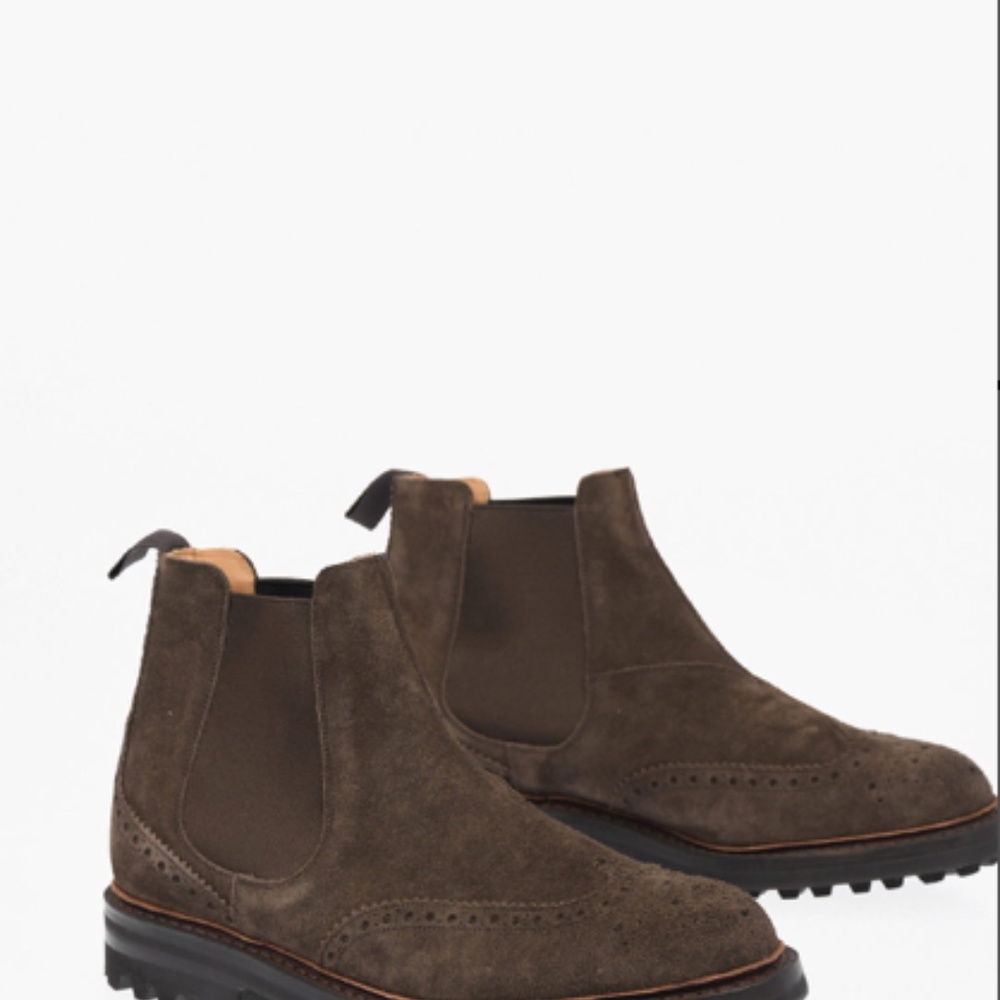 Church's suede Chelsea boots